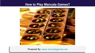 How to Play Mancala Game
