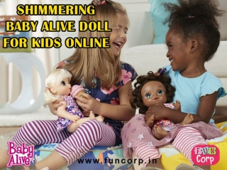 Shimmering Baby Alive Doll for Kids Online
