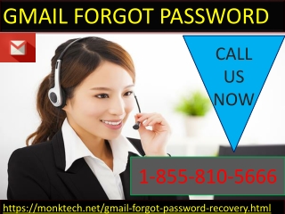 Sort out Gmail Forgot Password issues quickly with expert’s help