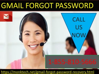 Reach us by dialing our number to get help on Gmail Forgot Password issues