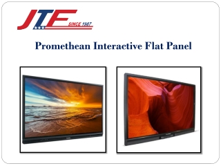 High Performance Promethean Interactive Flat Panel Display