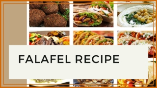 Falafel Recipe