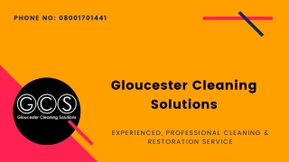 Experienced, Professional Cleaning & Restoration Service - Gloscleansolutions.co.uk