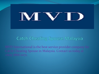 Catch Cheating Spouse Malaysia
