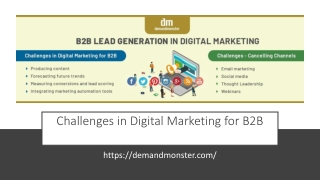 Challenges in Digital Marketing for B2B