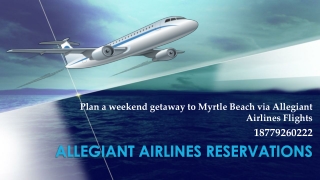 Plan a weekend getaway to Myrtle Beach via Allegiant Airlines Flights