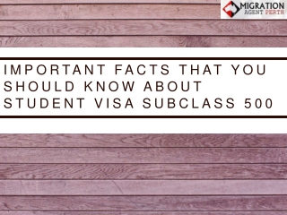Important Fact That You Should Know About Student Visa Subclass 500
