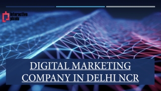 Digital Marketing Company in Delhi NCR