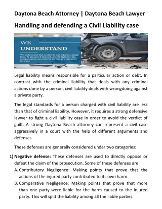 Daytona Beach Attorney | Daytona Beach Lawyer