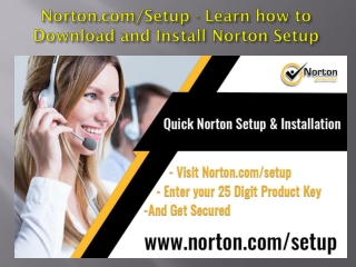 Norton.com/Setup - Learn how to Download and Install Norton Setup