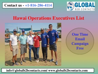 Hawai Operations Executives List