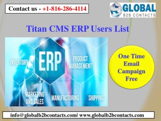 Titan CMS ERP Users List