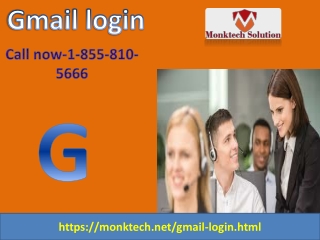 Get your Gmail Login problems resolved completely by calling us 1-855-810-5666