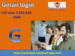 Troubleshoot the Gmail Login issue by contacting us 1-855-810-5666