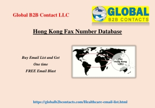 Hong Kong Fax Number Database