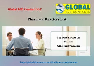 Pharmacy Directors List