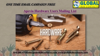 Apevia Hardware Users Mailing List