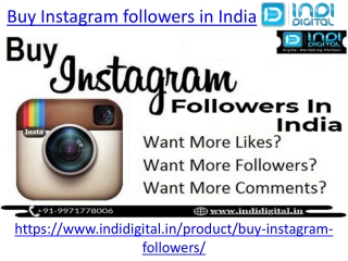 How to Buy Instagram followers in India