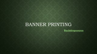 Banner Printing