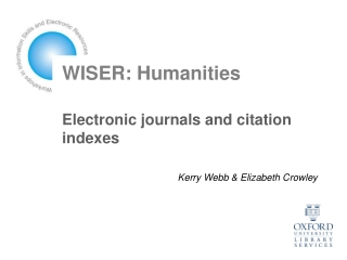 WISER: Humanities