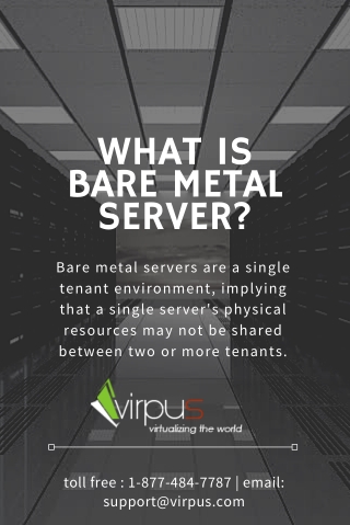 What is Bare Metal Server?