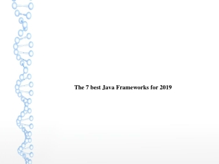 The 7 best Java Frameworks for 2019