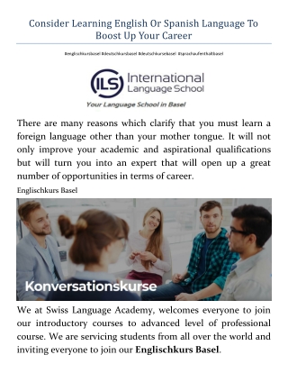 Consider Learning English Or Spanish Language To Boost Up Your Career