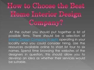 Best Office Interior Designer in Delhi