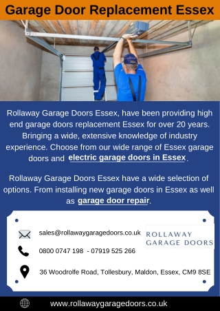 Garage Door Replacement Essex
