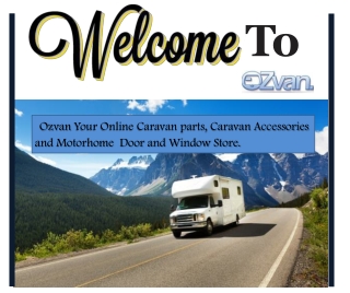 Buy Caravan parts with Insurance on all items shipped | Ozvan