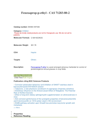 Fenoxaprop-p-ethyl