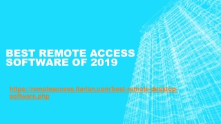 Best Remote Access Software of 2019