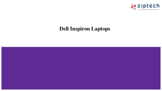 Dell Inspiron laptops