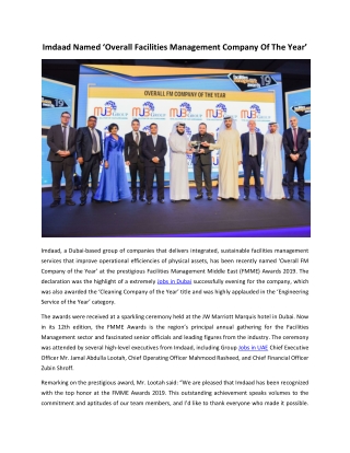 Dubai Vacancies,awards in dubai