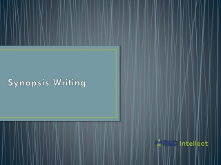 Synopsis Writing and Preparation - PhD Eminents