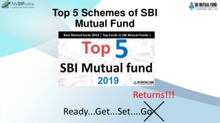 Meet Your Goals With Top 5 SBI Mutual Fund Schemes