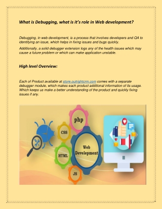 Role of Debugging in Web Development?