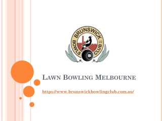 Barefoot Bowls Melbourne