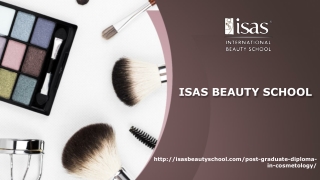 Post Graduate Diploma in Cosmetology | isas