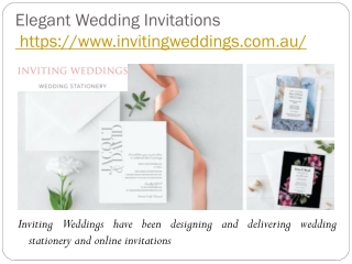 Simple Elegant Wedding Invitations