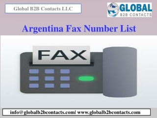 Argentina Fax Number List