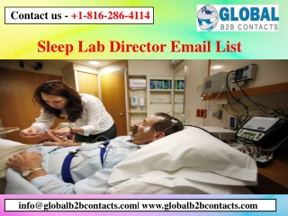 Sleep Lab Director Email List