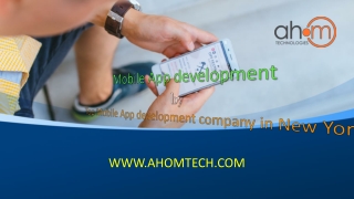 Mobile App development by top Mobile App development company in New York