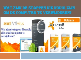 Wat zijn de stappen die nodig zijn om de computer te verwijderen?