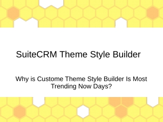 Custom Theme Style Builder Without Coding in SuiteCRM