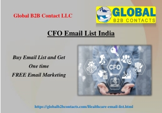 CFO Email List India