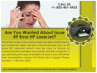 Here Is a Best Advice to Resolve 49 Error in HP LaserJet Printers