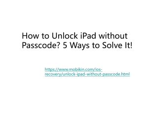 How to Unlock iPad without Passcode? 5 Ways to Solve It!