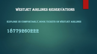 Explore US comfortably, book tickets on WestJet Airlines