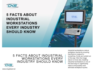 5 Facts About Industrial Workstations Every Industry Should Know